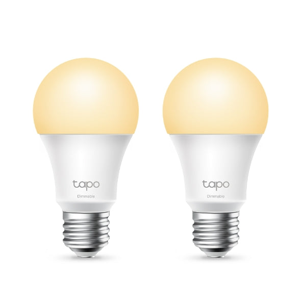 TP-Link Tapo L510E (2-Pack) Smart Wi-Fi Light Bulb - Dimmable