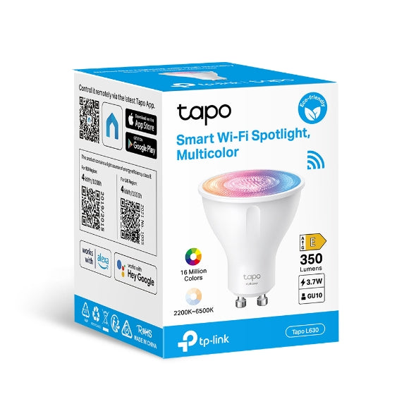 TP-Link Tapo L630 3.7w Smart Wi-Fi Multicolour, Dimmable, GU