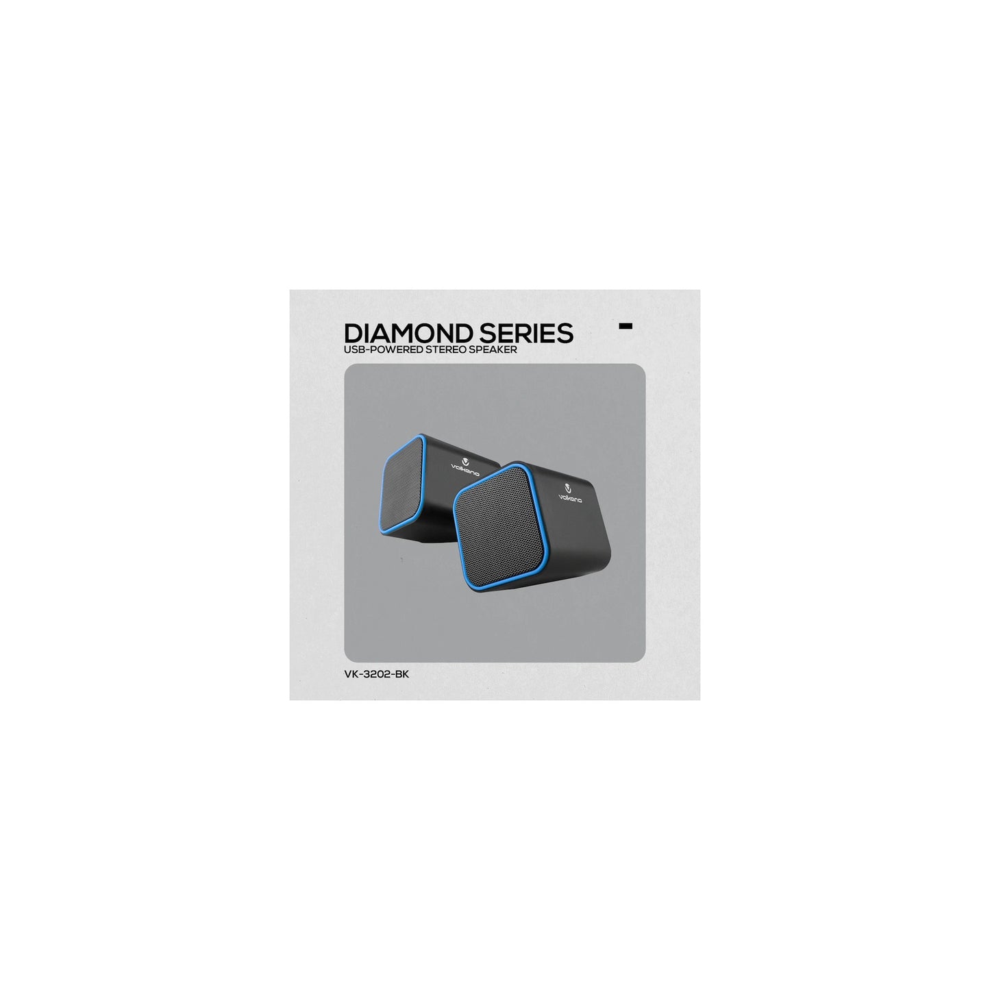 Volkano Diamond Series Usb Speaker Blue - Everyday Elektronics South Africa