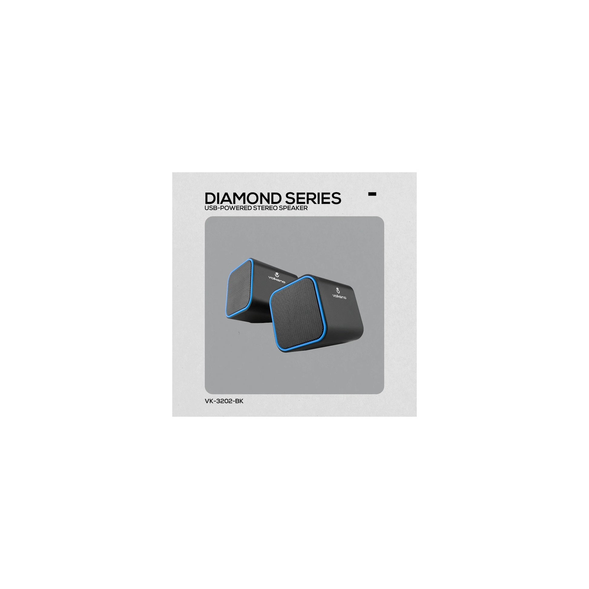 Volkano Diamond Series Usb Speaker Blue - Everyday Elektronics South Africa