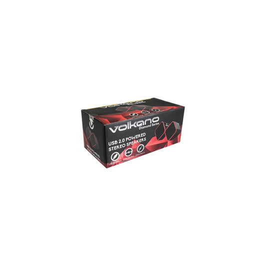 Volkano Diamond Series Usb Speaker Red - Everyday Elektronics South Africa