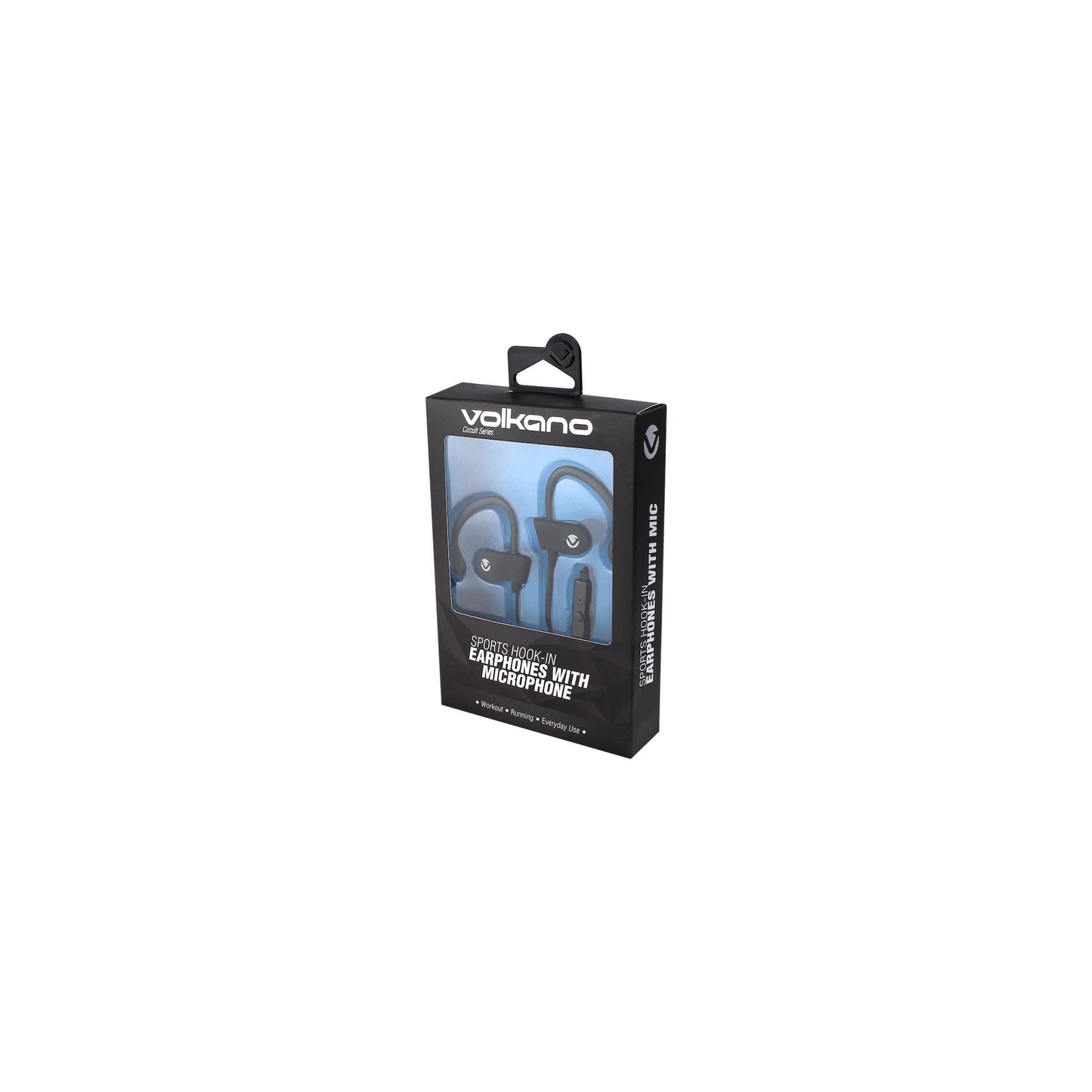 Volkano Circuit Series Sports Hook In Earphones With Mic - Everyday Elektronics South Africa