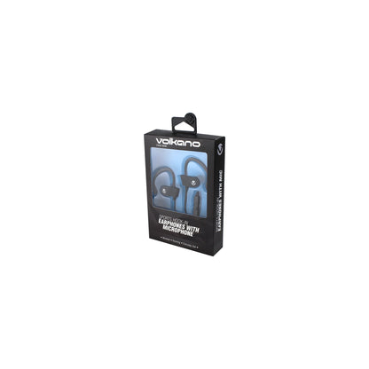 Volkano Circuit Series Sports Hook In Earphones With Mic - Everyday Elektronics South Africa