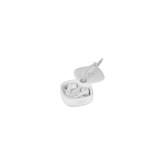 Volkano Ore Series True Wireless Earphones With Charging Case White - Everyday Elektronics South Africa