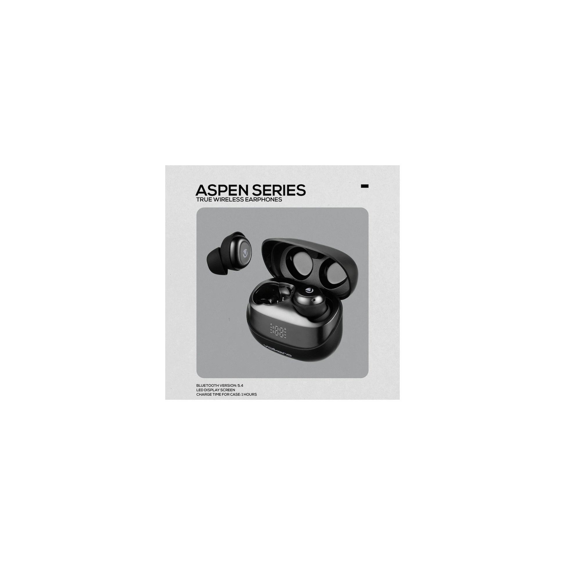 Volkano Aspen True Wireless Earphones Black - Everyday Elektronics South Africa