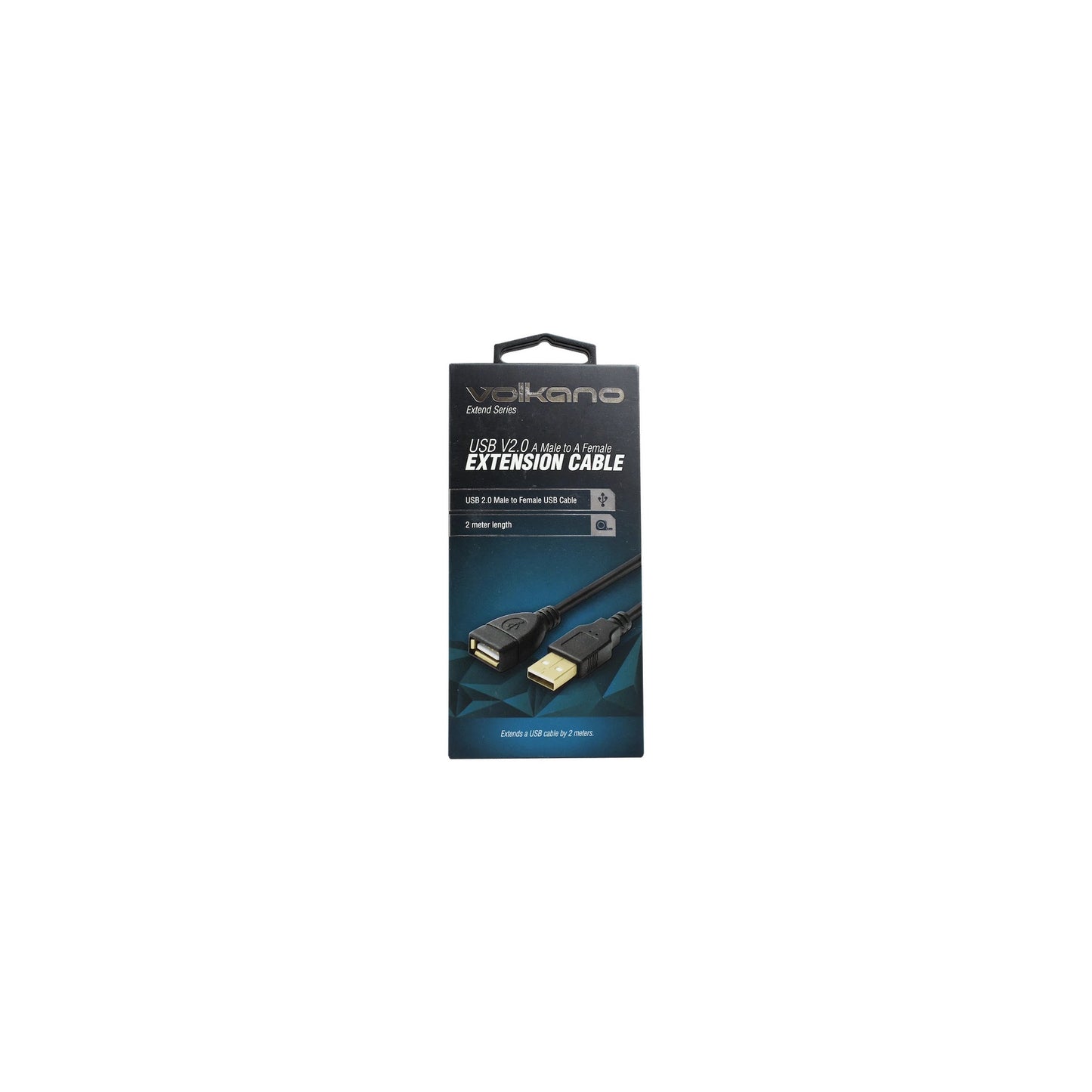 Volkano Extend Series Usb Extension Cable 2M Black - Everyday Elektronics South Africa