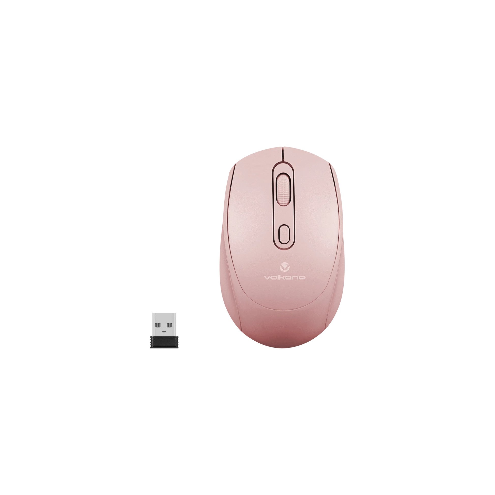 Volkano Willow Series 4D Wireless Mouse Pink - Everyday Elektronics South Africa