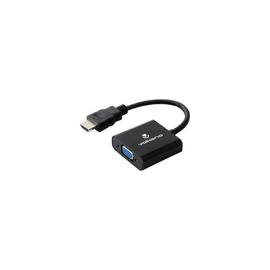 VOLKANO ANNEX SERIES HDMI MALE TO VGA FEMALE CONVERTER 10CM CABLE WITH SOUND