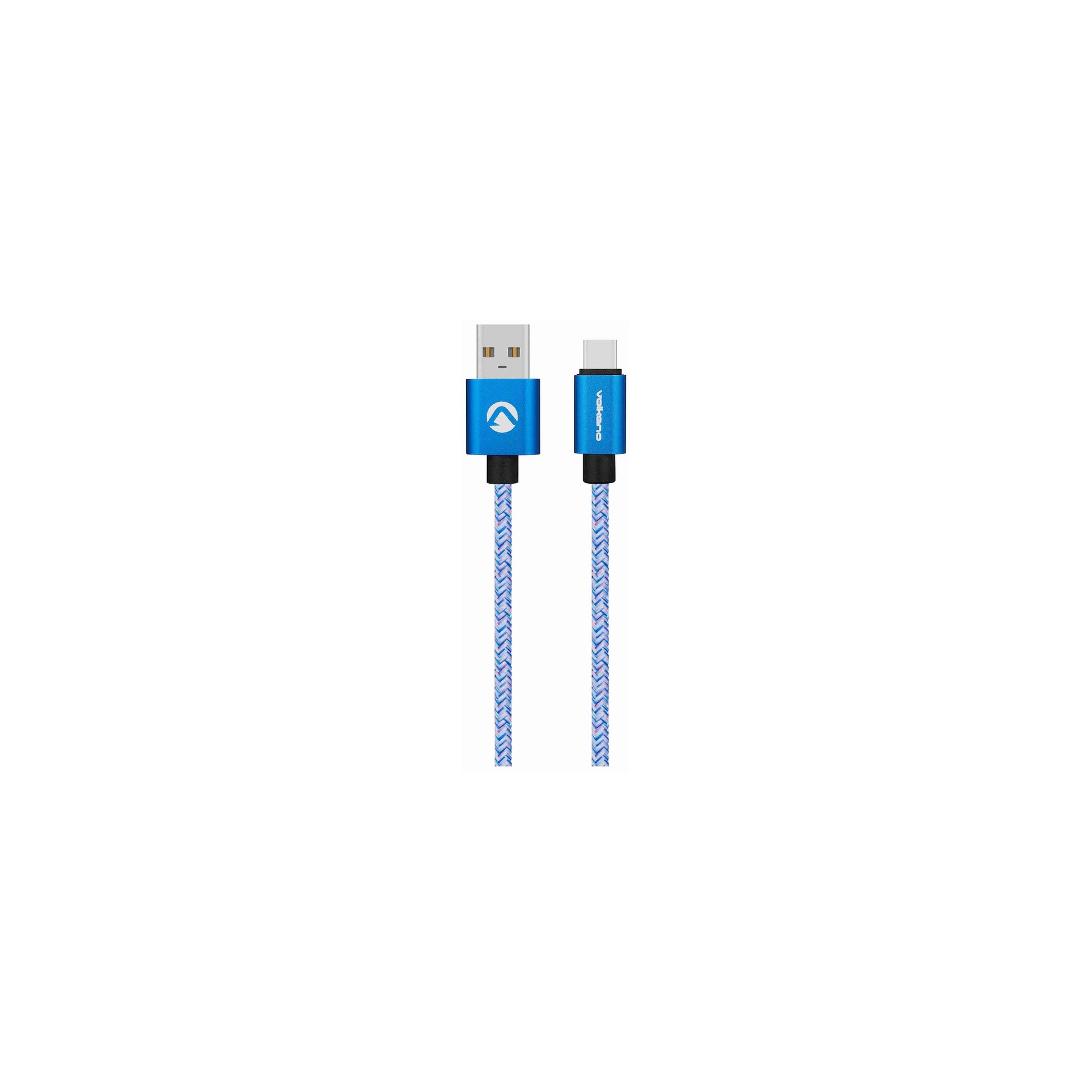 Volkano Fashion Series Micro Usb Cable 18M Sky Blue - Everyday Elektronics South Africa