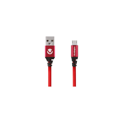 Volkano Designer Series Micro Usb Cable Red - Everyday Elektronics South Africa