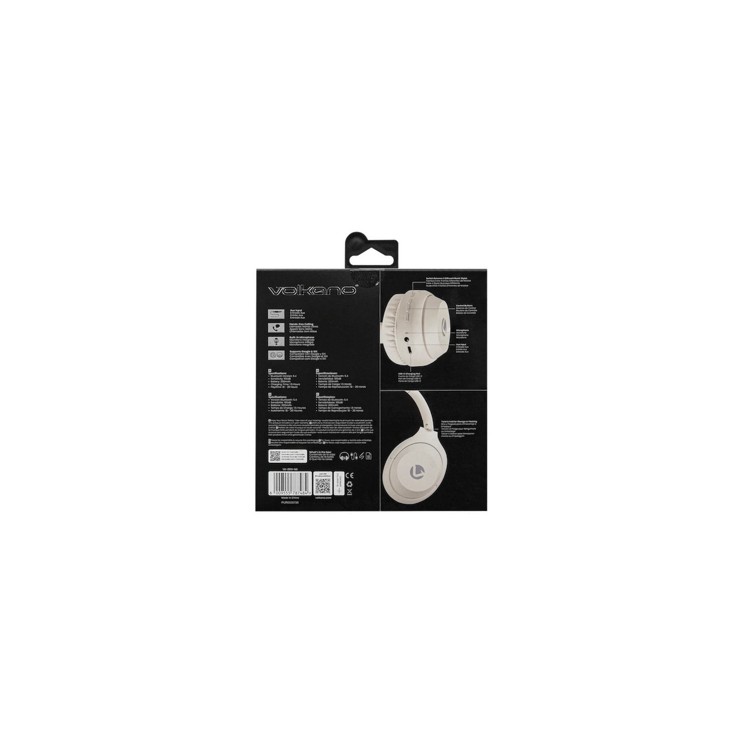 Volkano Cosmic 2 Series Bluetooth Headphone Nude - Everyday Elektronics South Africa