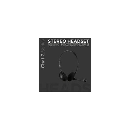 VOLKANO CHAT 2 STEREO HEADSET WITH BOOM MICROPHONE