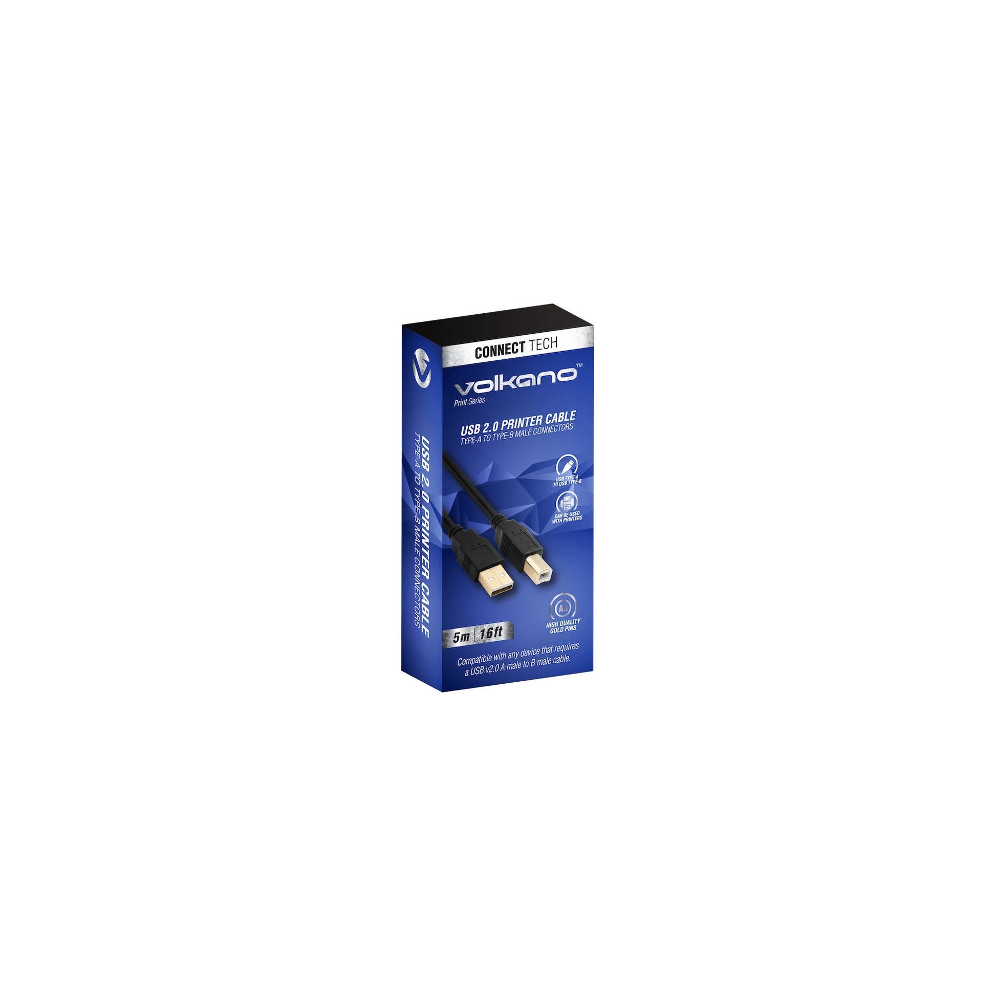 Volkano Print Series Usb Printer Cable 5M - Everyday Elektronics South Africa