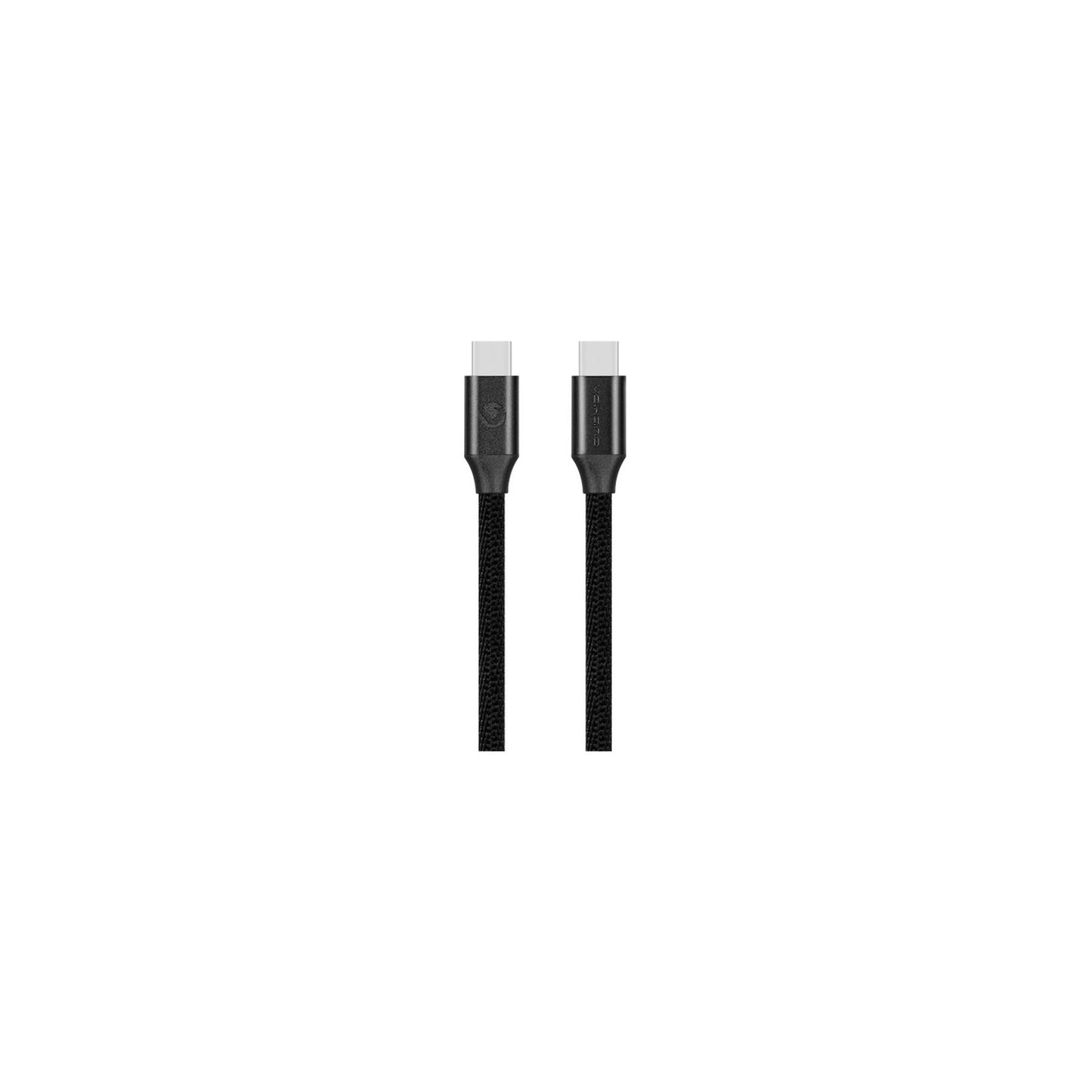 Volkano Weave Series Type C To Type C Cable 3M 60W Black - Everyday Elektronics South Africa