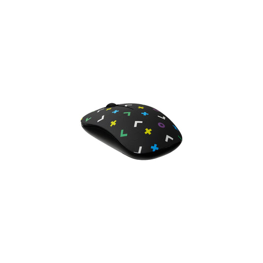 TAG SERIES 24G WIRELESS OPTICAL MOUSE WITH NANO USB AND TYPE C RECEIVER BLACK GEO
