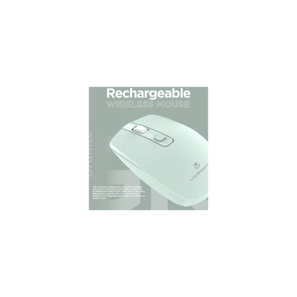 Volkano Granite Series Rechargeable Wireless Mouse Green - Everyday Elektronics South Africa