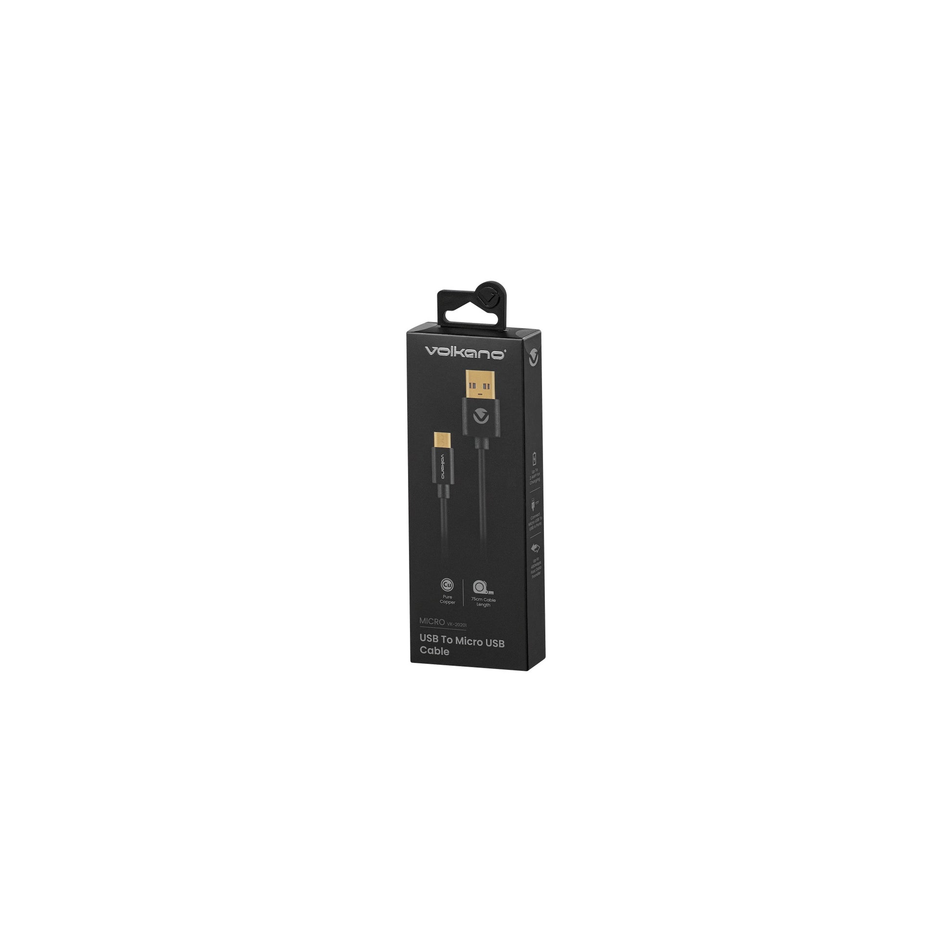 Volkano Micro Series Usb To Micro Usb Mm Cable 075M - Everyday Elektronics South Africa