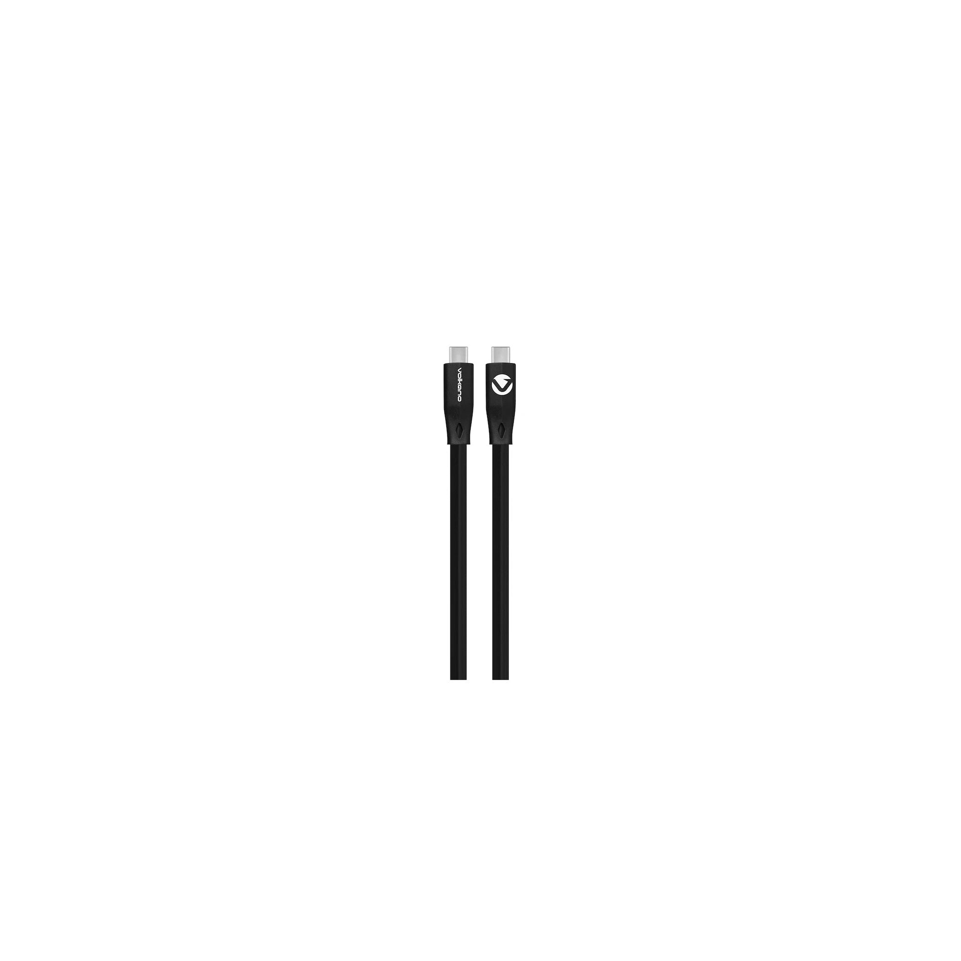 Volkano Slim Series Type C To Type C Cable Black 12M - Everyday Elektronics South Africa