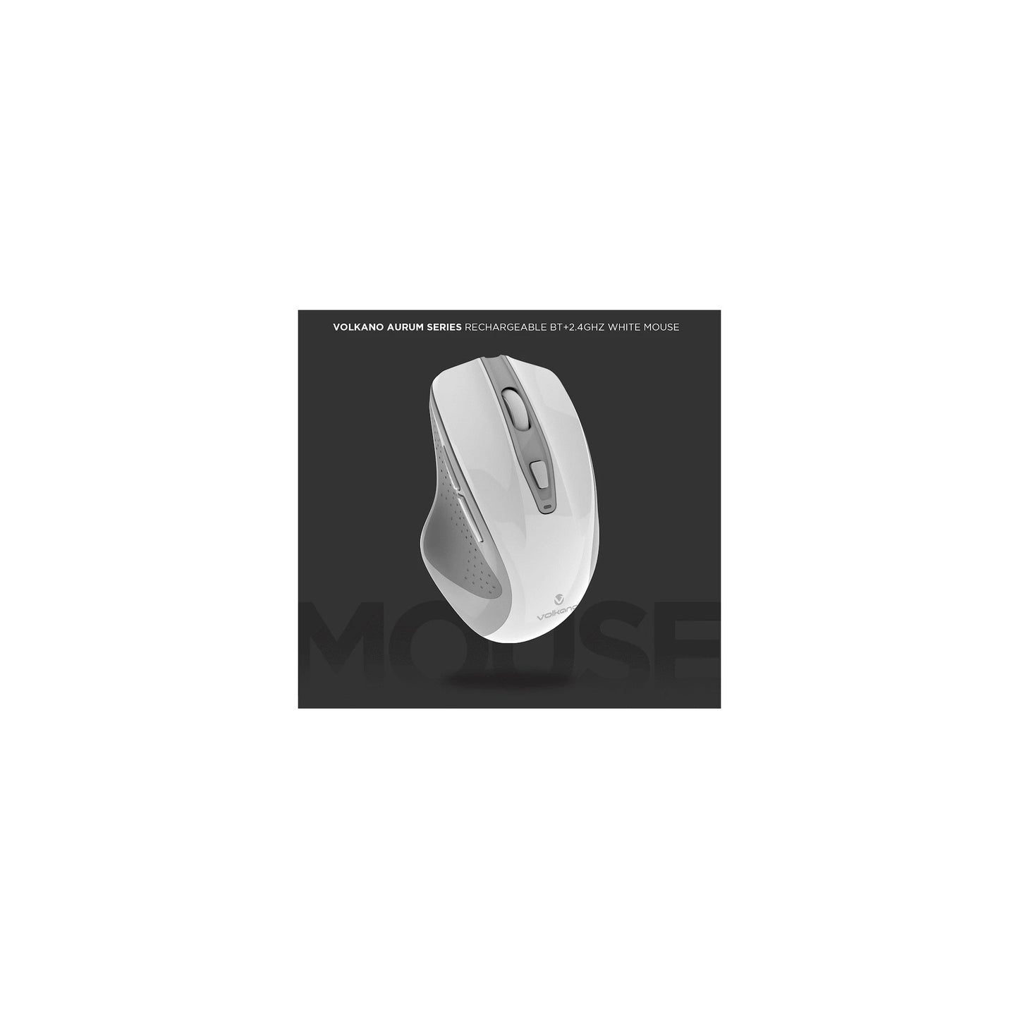 Volkano Aurum Series Bluetooth Wireless Mouse White - Everyday Elektronics South Africa