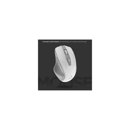 VOLKANO AURUM SERIES BLUETOOTH WIRELESS MOUSE WHITE