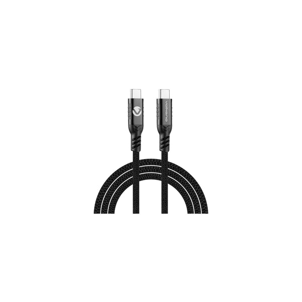 Volkano Weave Series 60W Magnetic Type C Cable Black - Everyday Elektronics South Africa