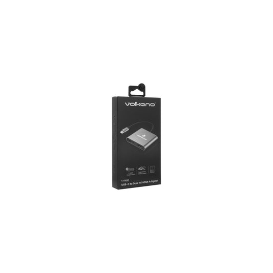 VOLKANO EXPAND SERIES USB C TO DUAL 4K HDMI ADAPTOR
