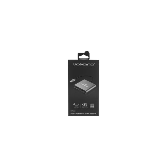 VOLKANO EXPAND SERIES USB C TO DUAL 4K HDMI ADAPTOR