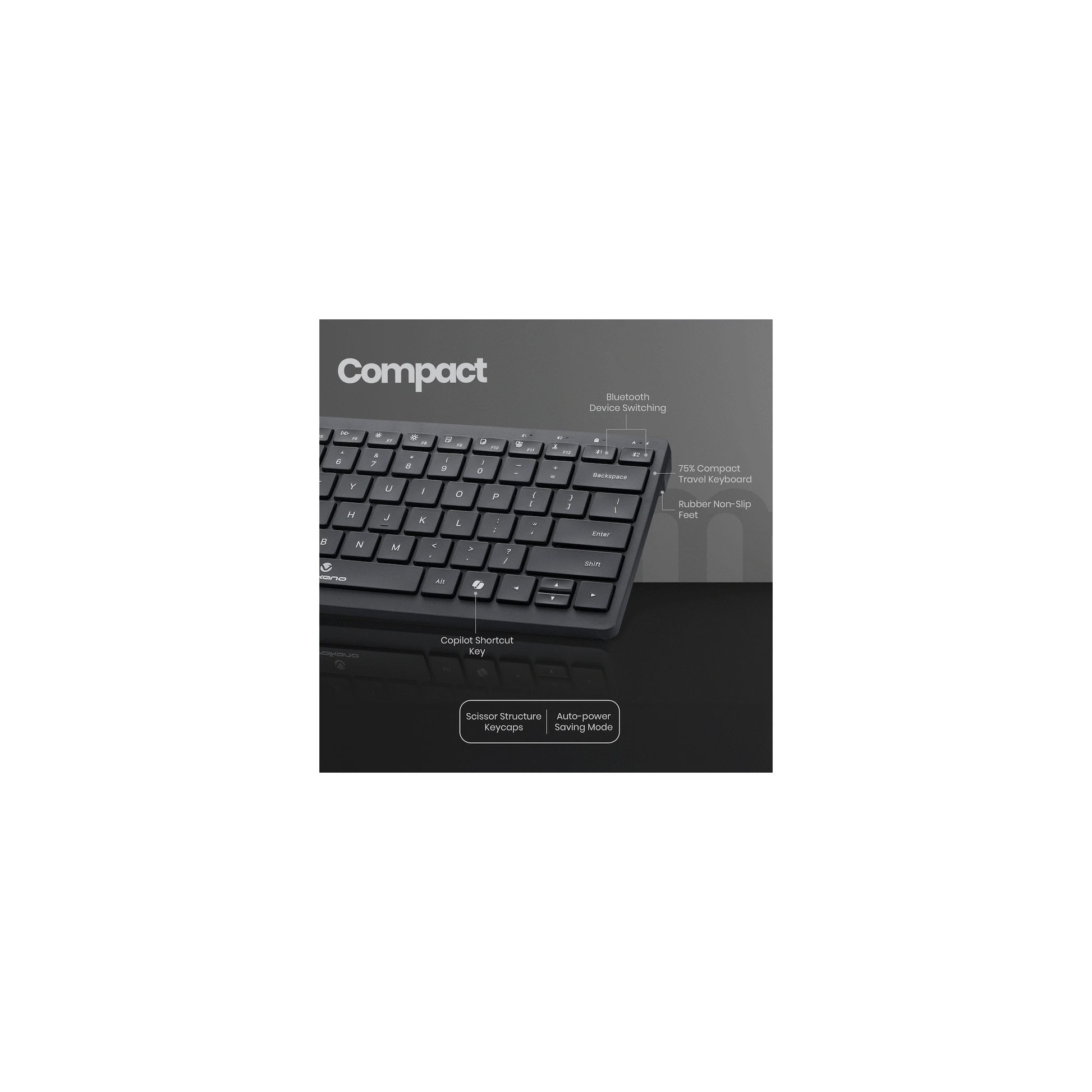 Volkano Galena Series Bluetooth Keyboard - Everyday Elektronics South Africa