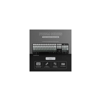 Volkano Prism Series Bluetooth Wireless Keyboard And Mouse Grey - Everyday Elektronics South Africa