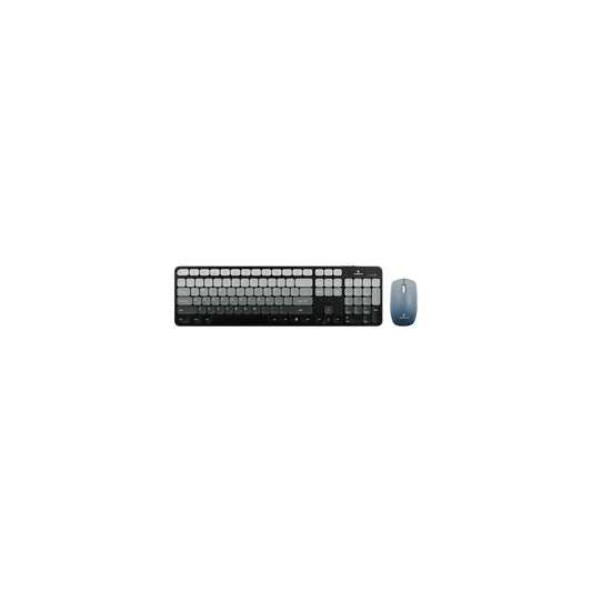 VOLKANO PRISM SERIES BLUETOOTH WIRELESS KEYBOARD AND MOUSE GREY