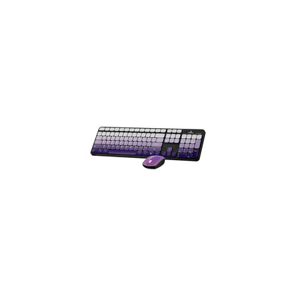 Volkano Prism Series Bluetooth Wireless Keyboard And Mouse Purple - Everyday Elektronics South Africa