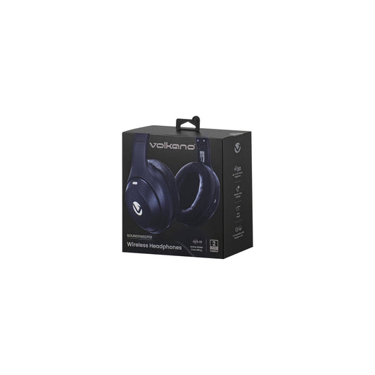 Volkano Soundsweeper Series Active Noise Cancelling Bluetooth Headphones Blue - Everyday Elektronics South Africa