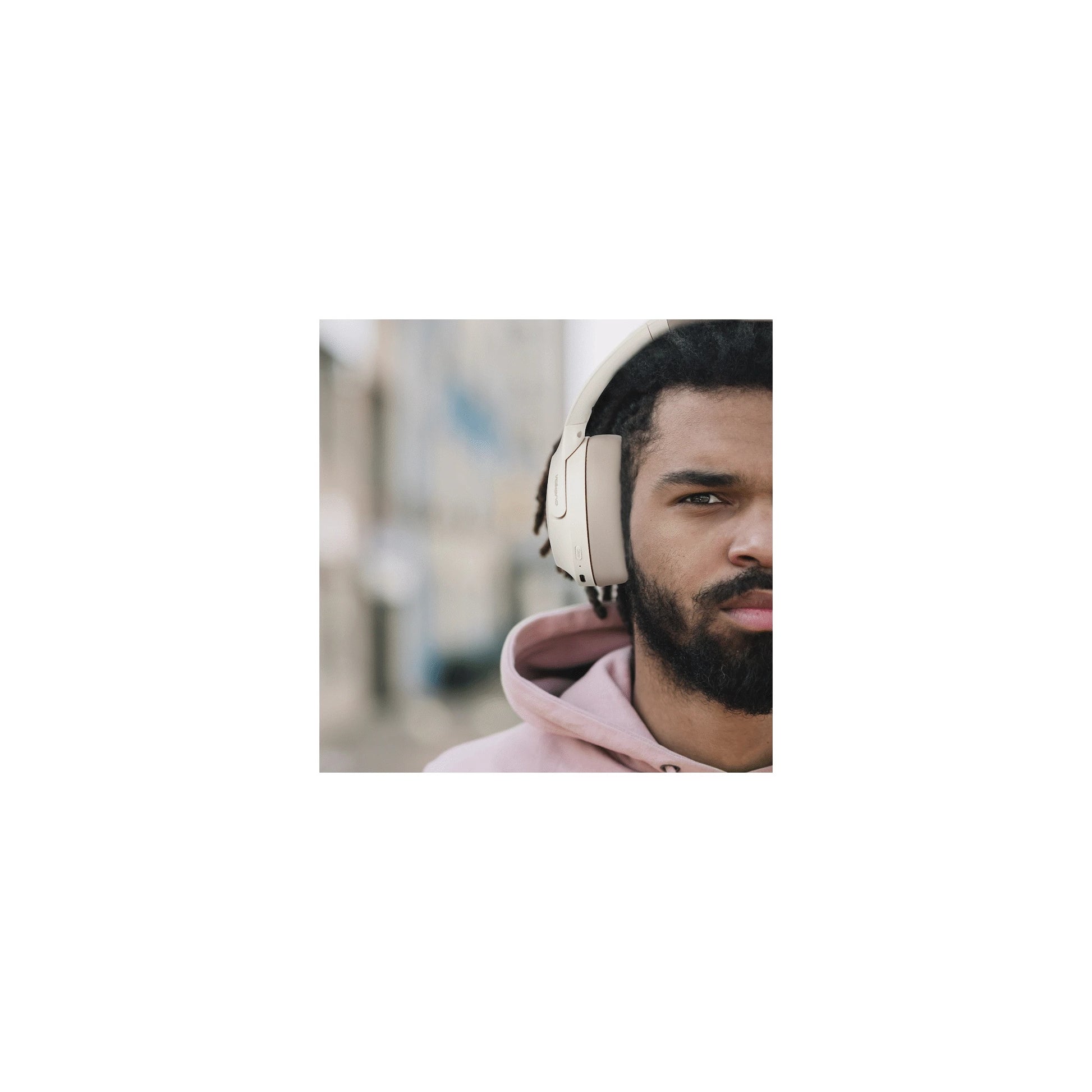 Volkano Odyssey Anc Bluetooth Wireless Headphone Nude - Everyday Elektronics South Africa