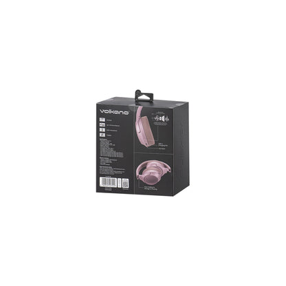 Volkano Odyssey Anc Bluetooth Wireless Headphone Rose Gold - Everyday Elektronics South Africa