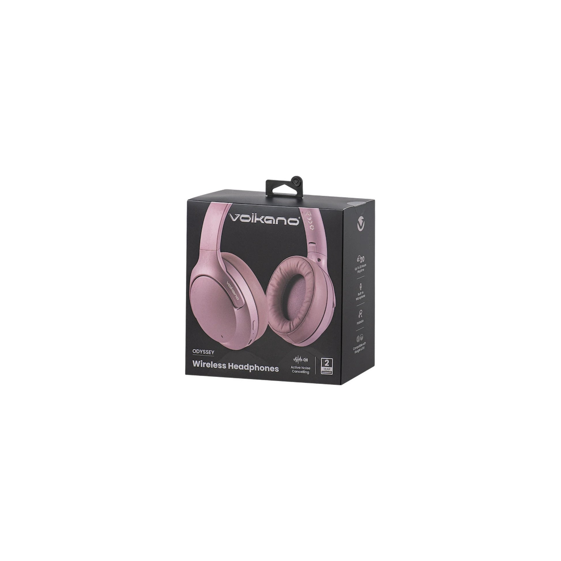 Volkano Odyssey Anc Bluetooth Wireless Headphone Rose Gold - Everyday Elektronics South Africa