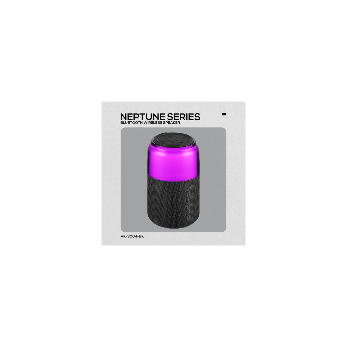 Volkano Neptune Bluetooth Wireless Speaker Black - Everyday Elektronics South Africa