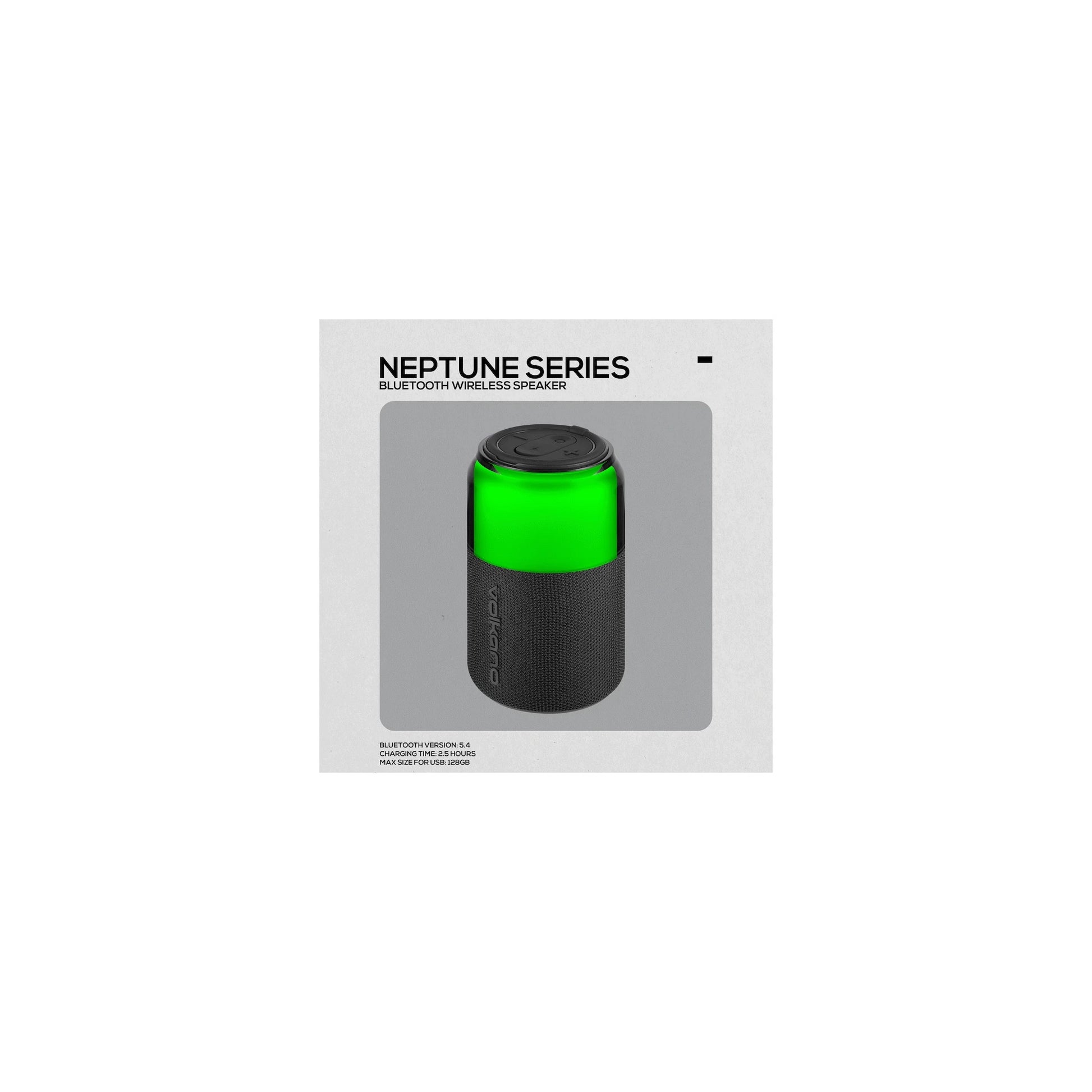 Volkano Neptune Bluetooth Wireless Speaker Black - Everyday Elektronics South Africa