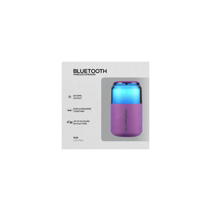 Volkano Neptune Bluetooth Wireless Speaker Purple - Everyday Elektronics South Africa
