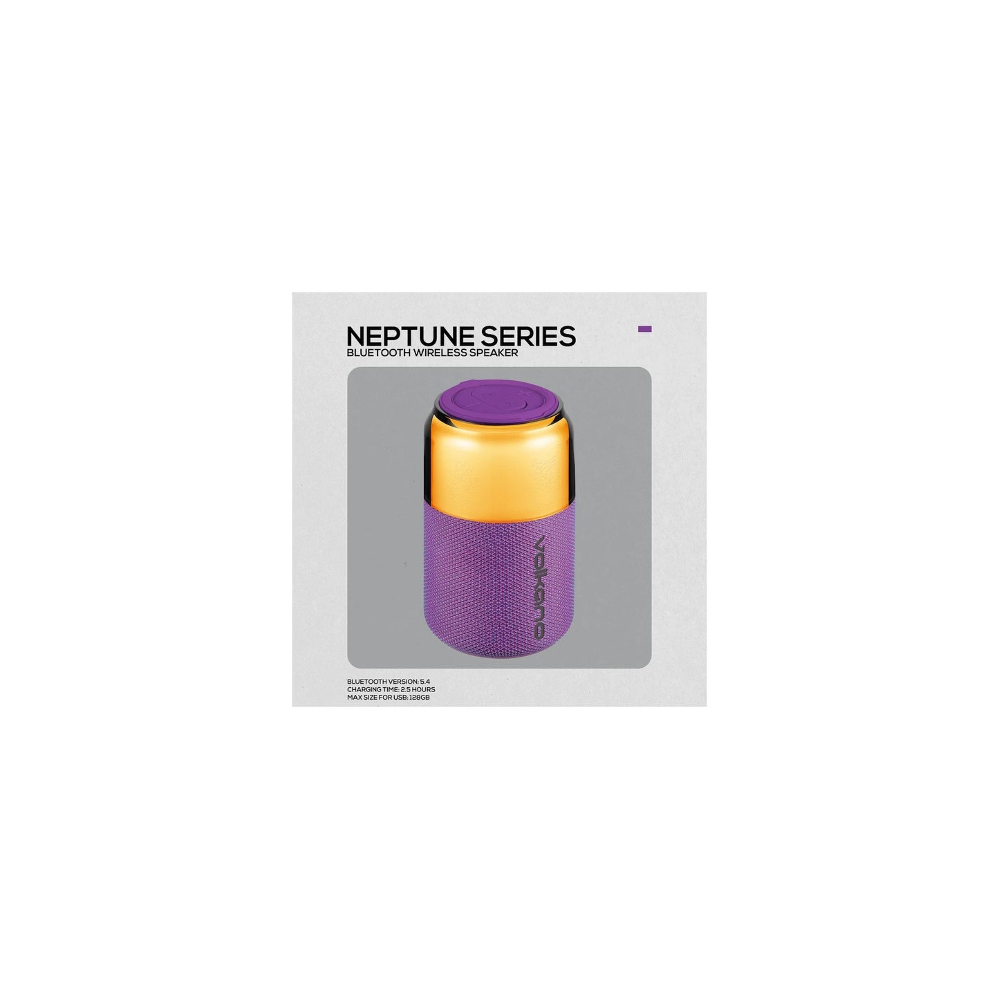 Volkano Neptune Bluetooth Wireless Speaker Purple - Everyday Elektronics South Africa