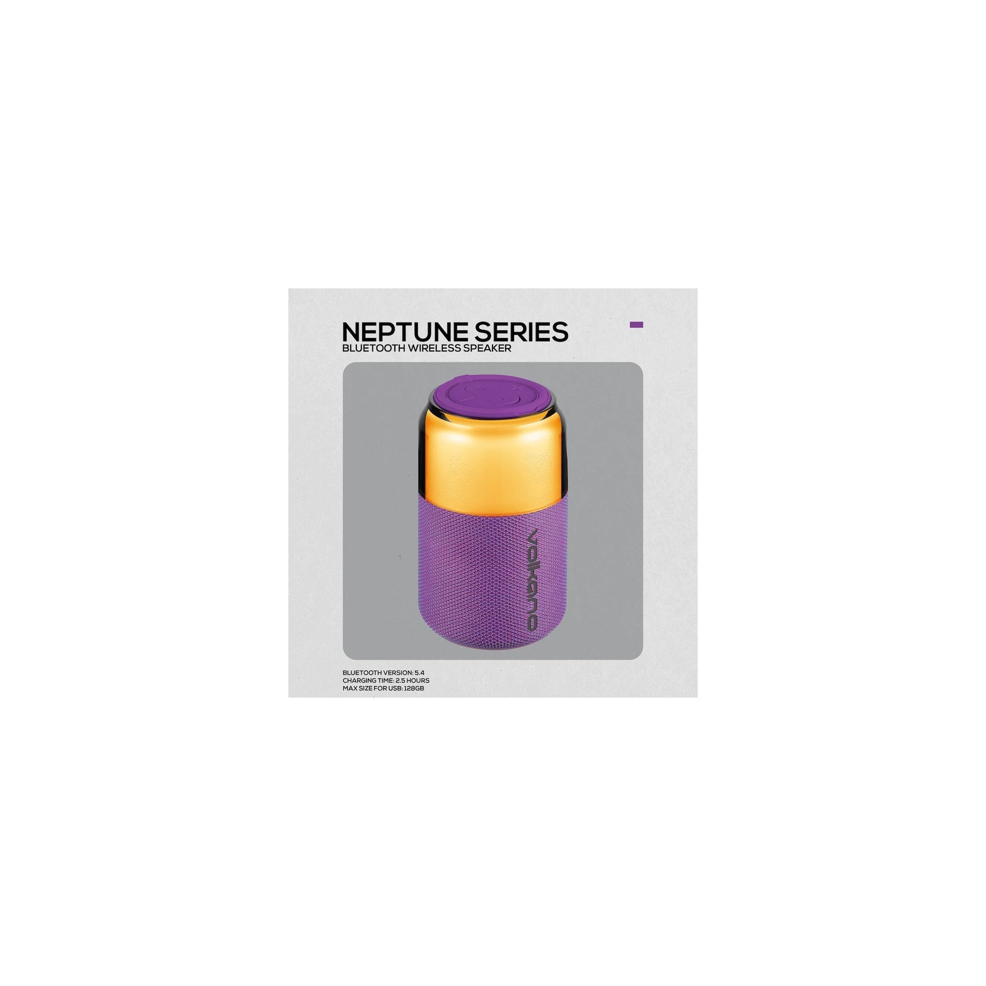 Volkano Neptune Bluetooth Wireless Speaker Purple - Everyday Elektronics South Africa