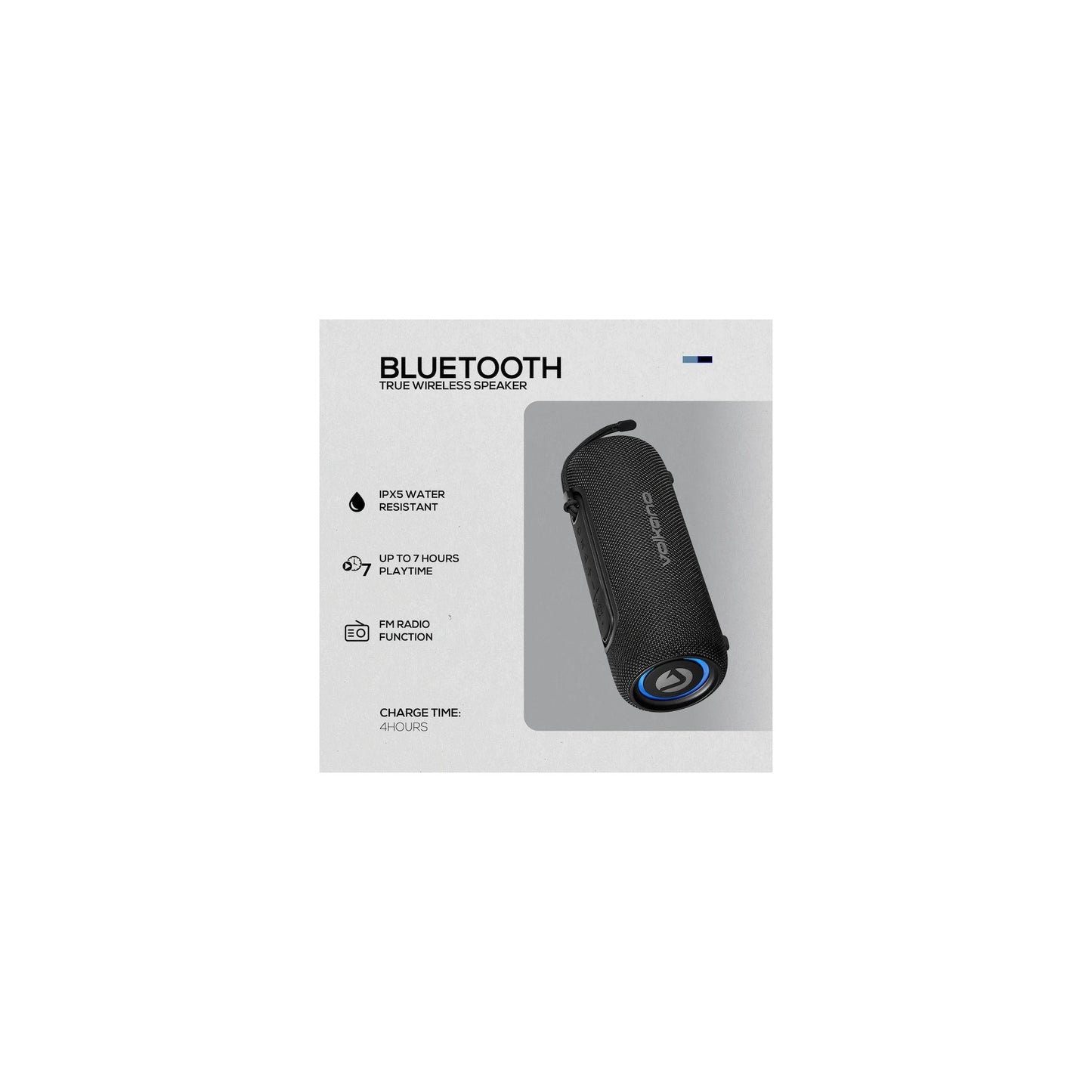 Volkano Mini Mamba 20 Series Bluetooth Speaker Black - Everyday Elektronics South Africa