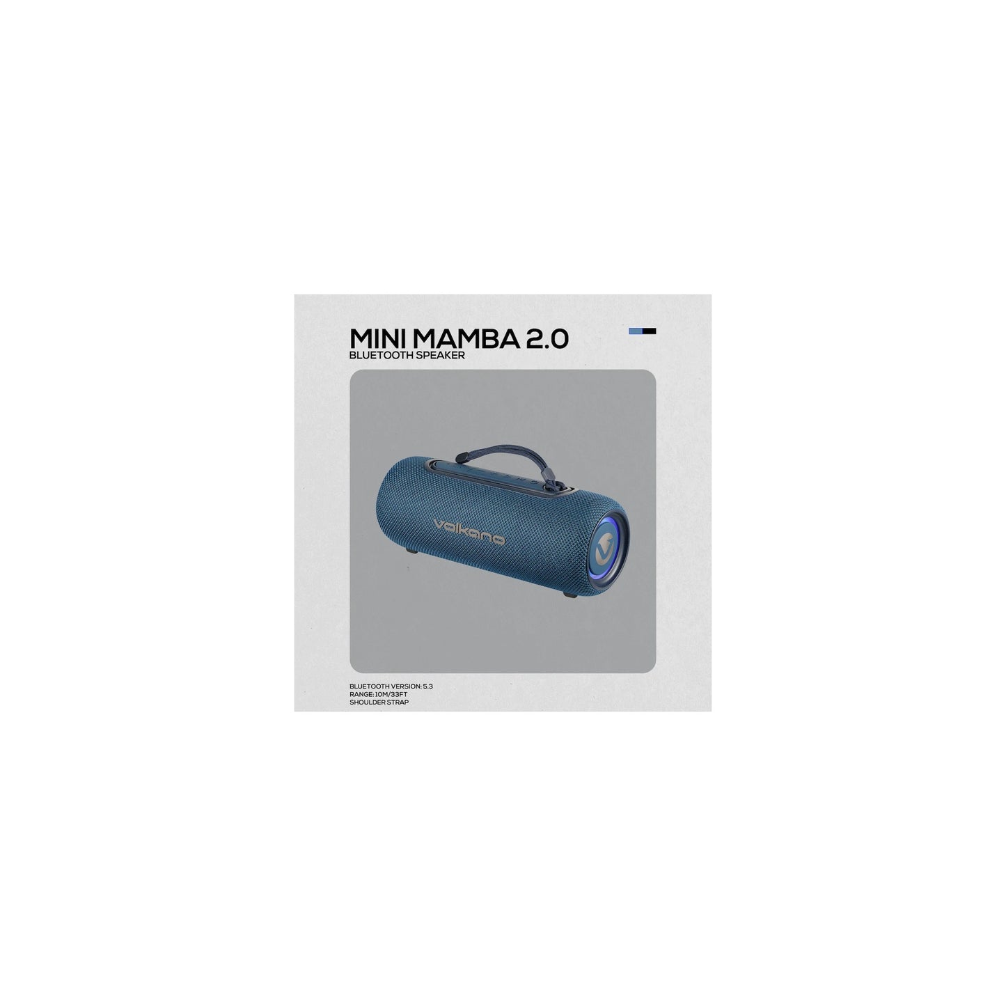 Volkano Mini Mamba 20 Series Bluetooth Speaker Blue - Everyday Elektronics South Africa