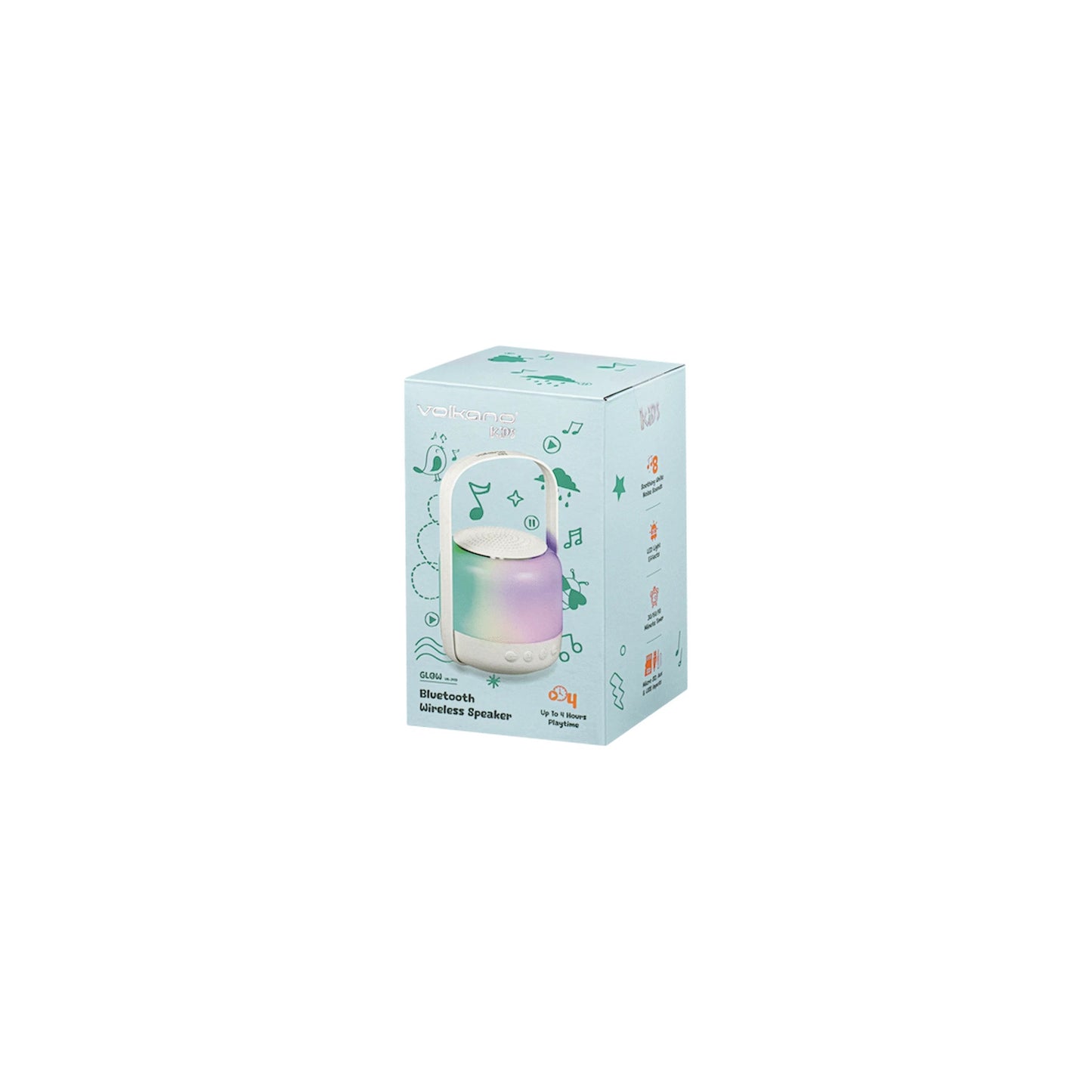 Volkano Kids Glow Series Speaker With Light - Everyday Elektronics South Africa