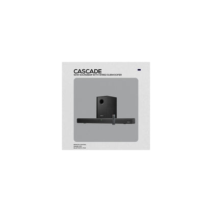 Volkano Cascade 50W Soundbar Wired Subwoofer Black - Everyday Elektronics South Africa