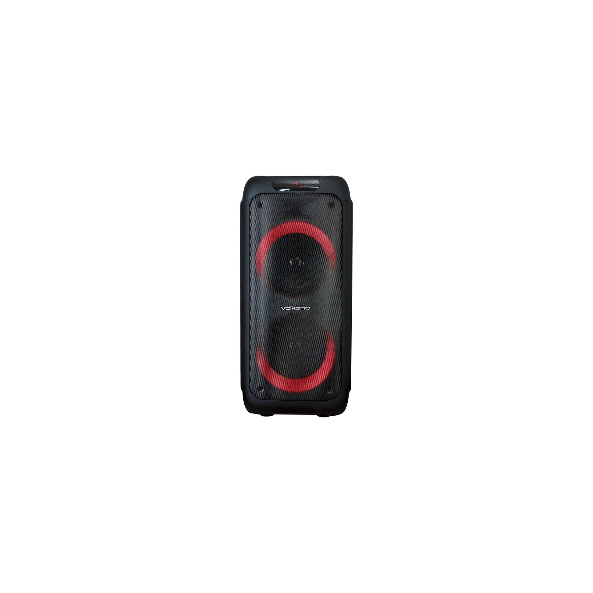 Volkano Helios Series Dual 8 Party Speaker With Microphone Light Effects - Everyday Elektronics South Africa