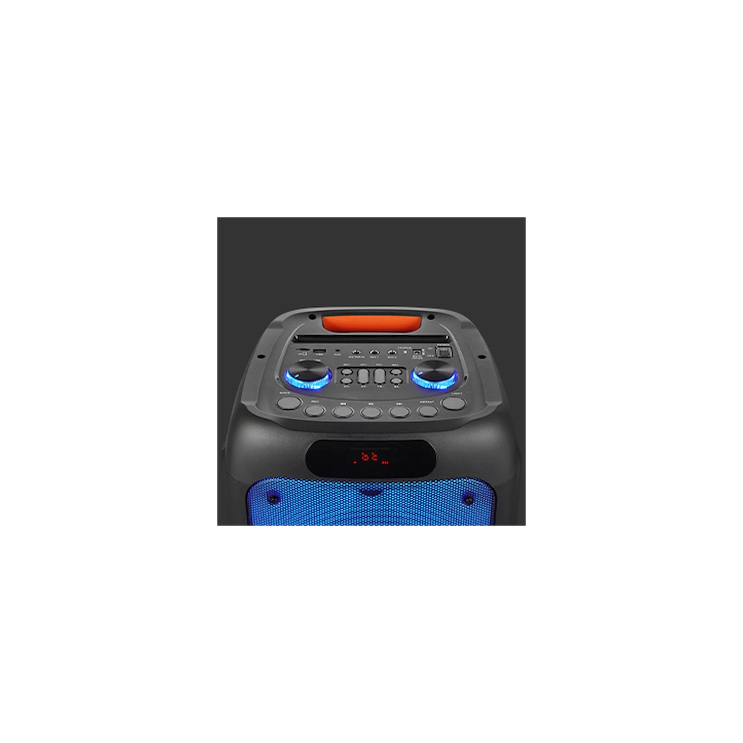 Volkano Helios Series Dual 8 Party Speaker With Microphone Light Effects - Everyday Elektronics South Africa