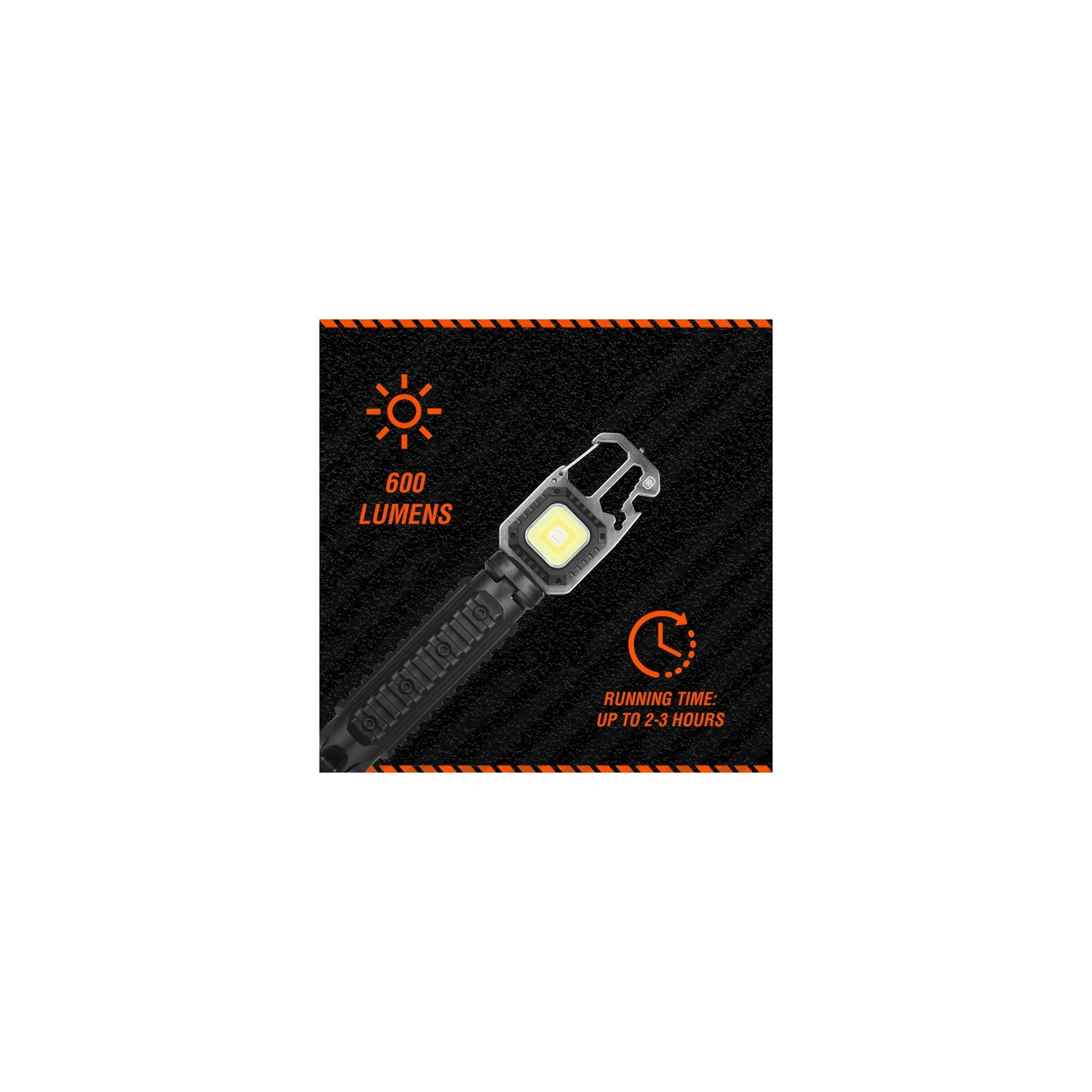 Rugged By Volkano Multi Function Keychain Light With Tripod - Everyday Elektronics South Africa