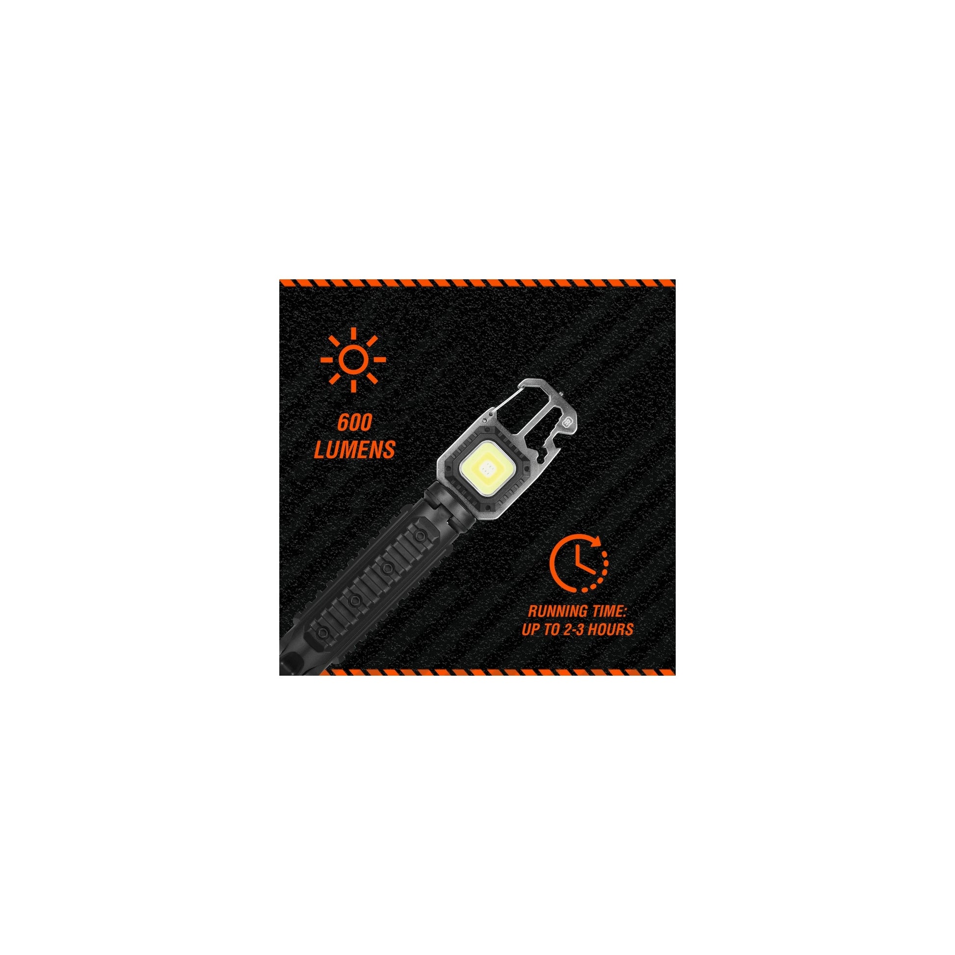 Rugged By Volkano Multi Function Keychain Light With Tripod - Everyday Elektronics South Africa