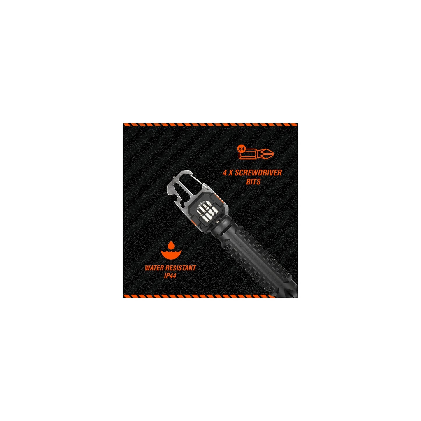 Rugged By Volkano Multi Function Keychain Light With Tripod - Everyday Elektronics South Africa