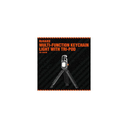 Rugged By Volkano Multi Function Keychain Light With Tripod - Everyday Elektronics South Africa